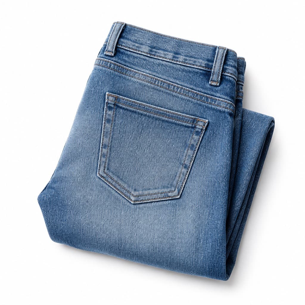Calça jeans reta