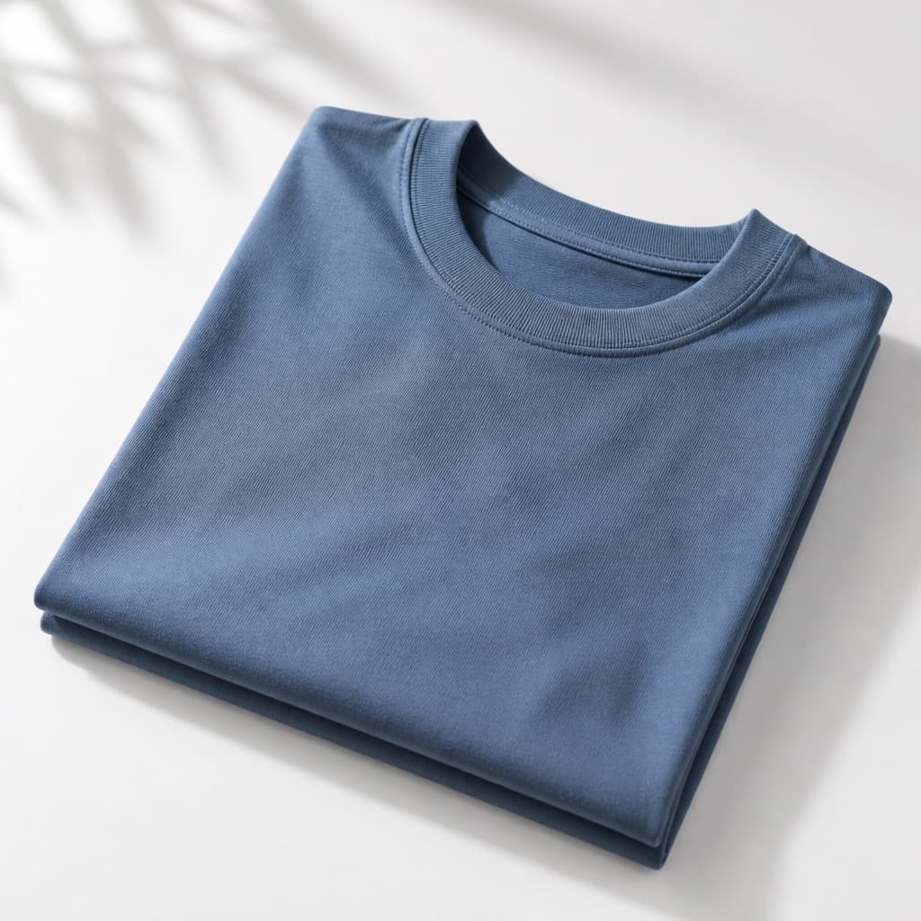Camiseta básica de algodão — foto 2
